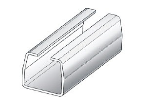 Рельс направляющий для откатных ворот до 700 кг Alutech